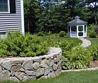 Retaining Wall Install, Andover, MA